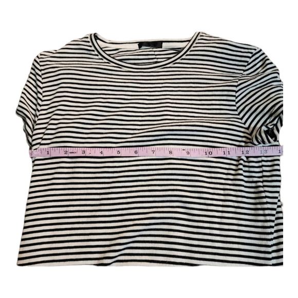 ATM Anthony Thomas Melillo black and white striped midi dress size medium - Picture 6 of 7